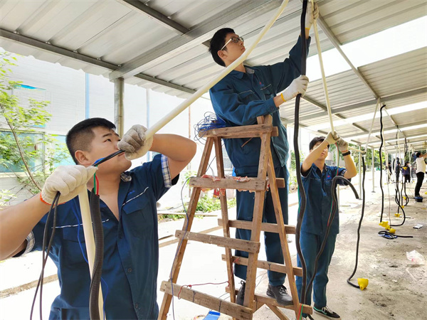 修建车棚解难题 新人支援效率高1接纳.jpg